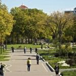 Summer campus-pedway